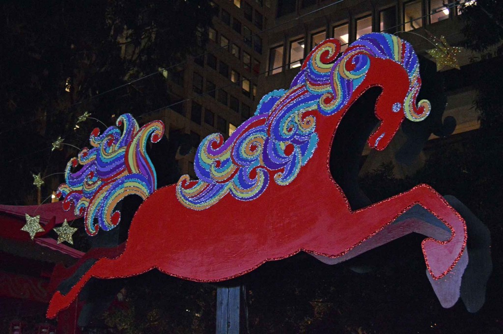 2014 is the year of the wooden horse. Photo by Laura Damase